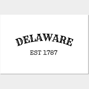 Delaware Est 1787 Posters and Art